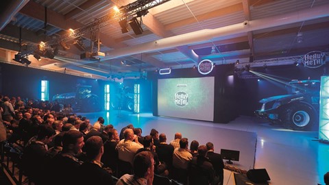 Basildon rocks to heavy metal at New Holland T7 tractor launch