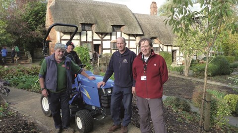 New Holland multi-tasks role at the Shakespeare Birthplace Trust