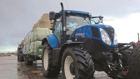 True blue farmer’s 225-mile Tractor Aid mission  to flood-stricken Somerset hits the headlines