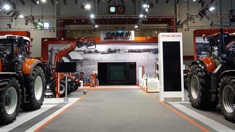 Case IH and STEYR stand at Agribex 2015