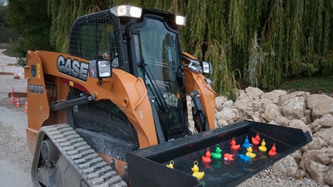 TR270 compact track loader at the “Lawless Loader” round
