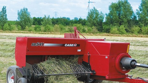 Case IH SB541 Small Square Baler in the Field
