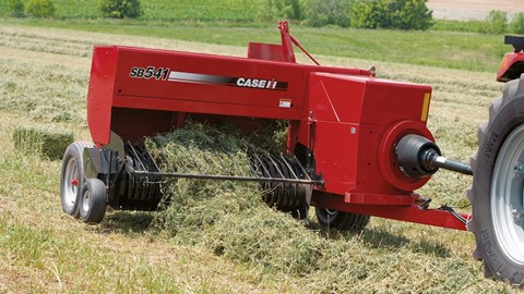 Case IH SB541 Small Square Baler in the Field