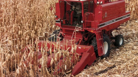 In 1977 International harvester introduces the Axial-Flow combine