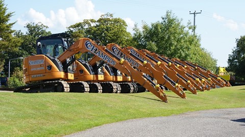 Fred Champion Groundworks expands its fleet of CASE excavators