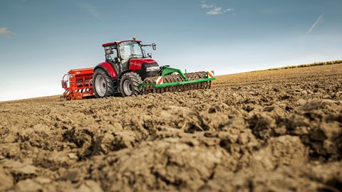 Case IH Luxxum Tractor in the Field