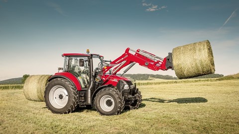 Case IH Luxxum Tractor with a front loader