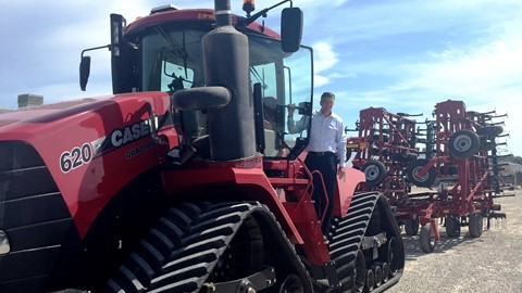 Congressman Darin LaHood at CNH Industrial's Goodfield, Illinois manufacturing and R&D site
