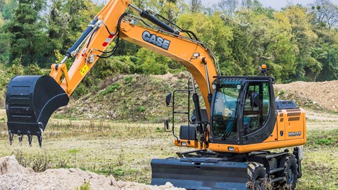 Case Construction Equipment Wheeled Excavator