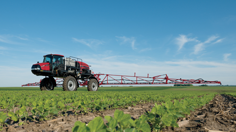 The new Case IH Patriot 2250 sprayer features best-in-class-rated and peak horsepower.