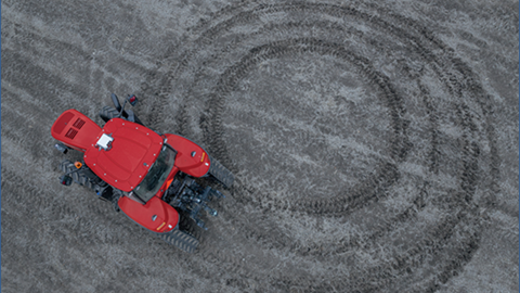 The Magnum Rowtrac tractor