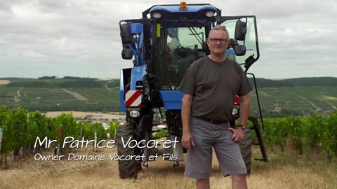 Patrice Vocoret, owner of the Domaine Vocoret winery in Chablis