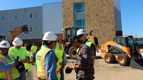 Moore has partnered with CASE on numerous projects honoring construction workers and veterans