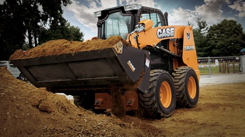 Tired, Radial Lift Design Skid Steer Loader