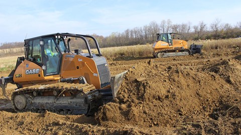 Steele Construction adds two new 214-horsepower dozers for well site earthmoving and reclamation.