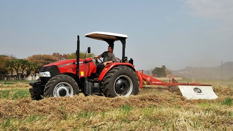 Farmall 90 JXM mowing in MEA markets