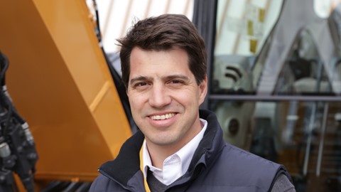 Gaston Le Chevalier, CASE Product Marketing Manager for mini excavators