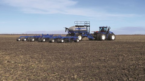 Flexi-Coil P Series Air Carts P2350 working with the T9