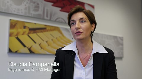 Claudia Campanella, Ergonomics & Human Machine Interface (HMI) Manager