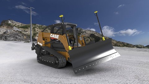 CASE DL 450 Fully Integrated Compact Dozer Loader Concept
