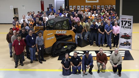 CASE Wichita Plant Produces 300,000th CASE Skid Steer/CTL