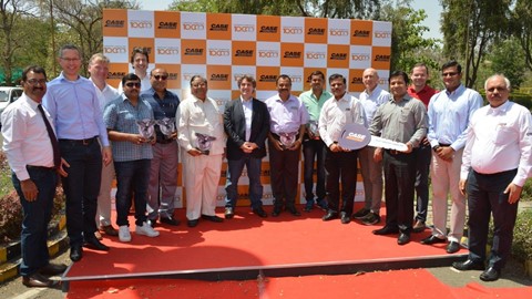 Ceremony at CASE Construction Equipment India to mark 10,000th vibratory soil compactor