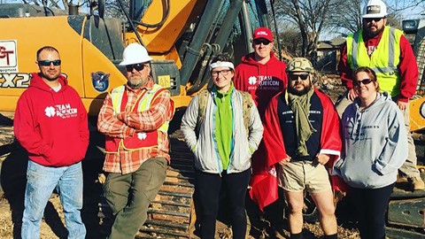 CASE Construction Equipment dealer OCT Equipment donated the use of a compact track loader and excavator to Team Rubicon