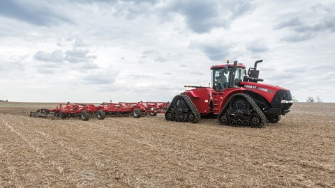 Steiger Rowtrac 420 and Tiger-Mate 255 field cultivator