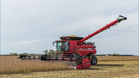 Axial-Flow 9240 working with a TerraFlex 3162 head