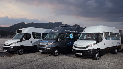 The IVECO Daily Minibus G7 fleet