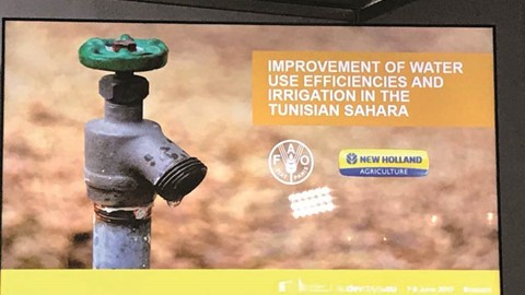 New Holland Agriculture presents water management project at European Development Days 2017