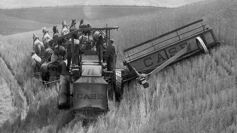 Case IH Historical Combine Harvesting Equipment