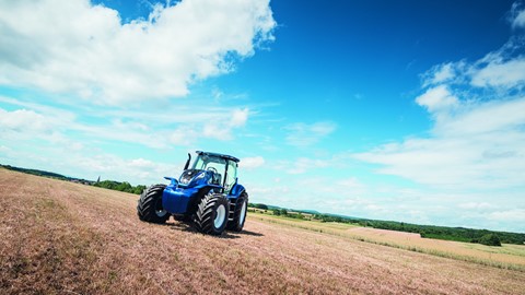 The methane powered concept tractor from New Holland