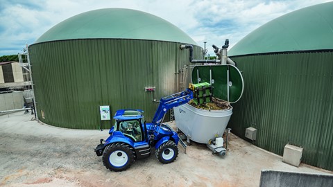 Waste food can be fed into the biodigester to generate biogas