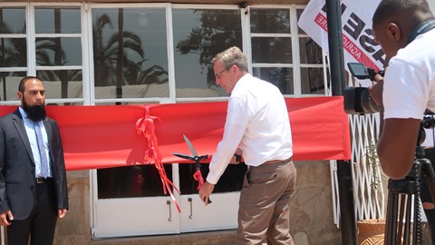 Matthew Foster opening the Training Academy
