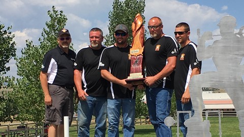 The four-person team winner for 2017 National Gas Rodeo was Intense Ignition