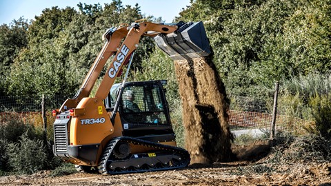 The radial lift TR340 compact track loader replaces the TR320