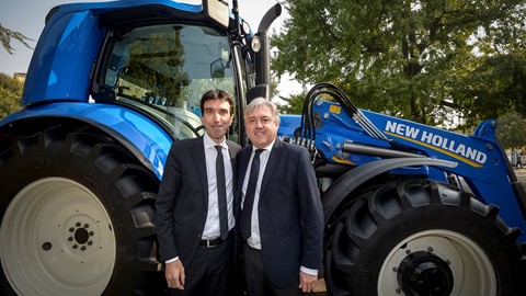 Carlo Lambro (right) with Maurizio Martina