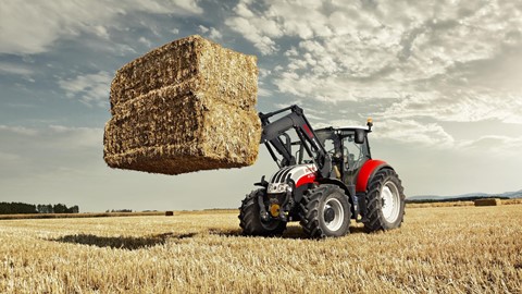 Steyr Multi 4120 with Front Loader