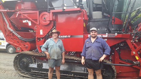 Peter and Steven Wiotto with their Austoft