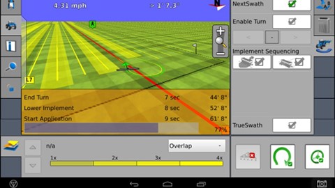 Case IH Nextswath - Perfect Turning by App