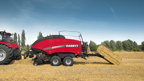 Case IH Large Square Baler 434 in the field