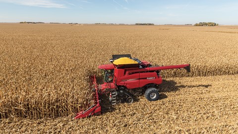 Axial-Flow 9240 harvesting corn