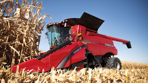 Axial-Flow 9250 Harvesting Corn
