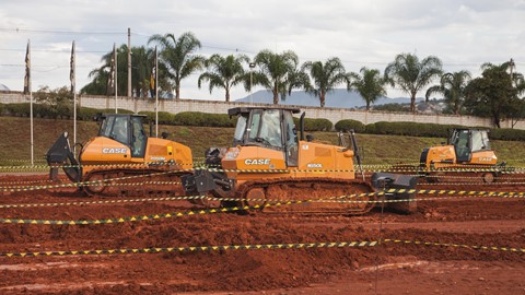 CASE Crawler Dozers at work