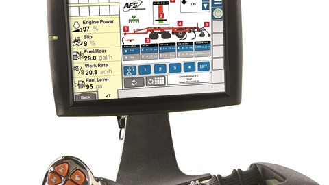The intuitive AFS Soil Command user interface on the AFS Pro 700