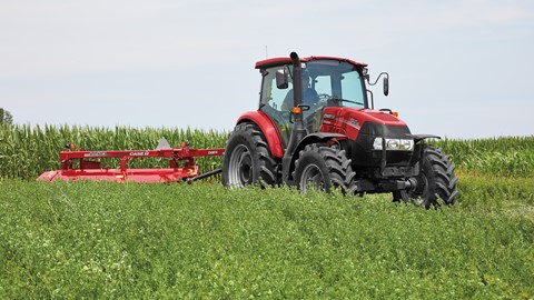 Utility Farmall 120C and DC103 disc mower conditioner