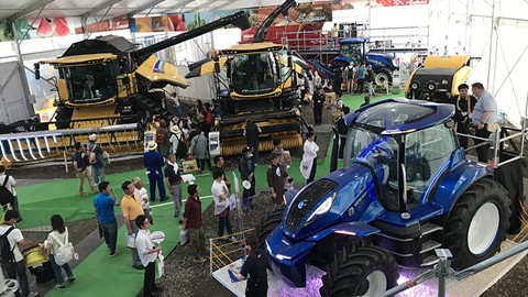 New Holland at the International Agricultural Machinery Show in Obihiro, Japan