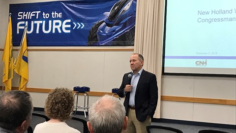 United States lawmakers discuss current issues impacting U.S. agriculture and manufacturing sectors with CNH Industrial