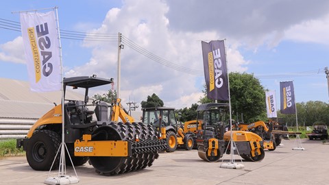 CASE Construction Equipment event in Rayong, Thailand